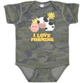 thumbnail image 3 of Inktastic I Love Farming- Farm Animals Boys or Girls Baby Bodysuit, 3 of 5