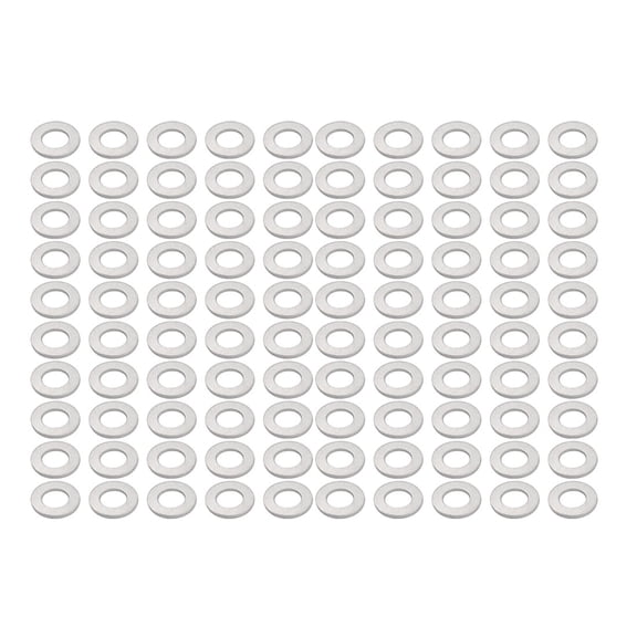 100Pcs 12mmx22mmx2mm Aluminum Motorcycle Hardware Drain Plug Washer