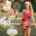 thumbnail image 7 of KEIAHUAN Tropical Sunset Women Golf Dress with Built in Shorts 2 Piece Set Golf Outfits with Pocket with Stretchy Backless Tennis Dres Quick Dry Spaghetti Strap Athletic Dresses X-Small, 7 of 7