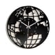 thumbnail image 2 of Reloj de pared con diseño de mapa del mundo acrílico, color negro, decorativo para el hogar. 30 centímetros, 2 of 9