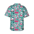 thumbnail image 3 of Daiia Excavator Hawaiian Shirt for Men Gentle Cotton Regular Short Sleeve Casual-Large, 3 of 9