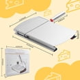 thumbnail image 2 of Cheese Slicer Cutter for Block Cheese,Multifunctional Stainless Steel Slicer With Blade,Cheese Cutter Board with Accurate Size Scale for Cheese Butter Vegetables, 2 of 7