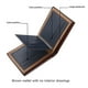 thumbnail image 4 of 1 Uds. Cartera corta para hombre, cartera de negocios a la moda para hombre, Clip de cuero para estudiante, 4 of 5