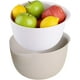 thumbnail image 1 of Gris 26*14cm - Colador de Arroz y Colador de Cocina - Colar Arroz, Quinua y Granos Pequeños - Remojar, Lavar y Escurrir Verduras y Frutas JM, 1 of 5