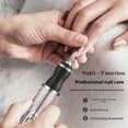 thumbnail image 2 of Electric Nail Drill - Cordless Nail File with 6 Bits, 20,000 RPM Rechargeable Manicure Tool for Home & Salon, Portable Nail Grinder for Gel/Acrylic Nails, 2 of 9