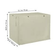 thumbnail image 4 of FYTPOV Dog Crate Cover, Heavy Duty Oxford Fabric, Durable Windproof Pet Kennel Cover for Wire Crate Indoor Outdoor Protection, Beige, 20*31*21inch, 4 of 5
