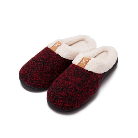 

UKAP US Women Men Winter Slippers Cotton Warm Soft Indoor Home Shoes Anti-Skid