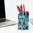 thumbnail image 5 of ERJLKXP Small Pen & Pencil Holder for Desk Organization,Dream Catcher Blue Desktop Stationery Storage for Office Supplies and Makeup Brush Organizer, 5 of 6