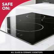 Weiman 5-In-1 Cook Top Complete Cleaning Kit - Includes Cream, Scrubbing Pad and Scraper Tool