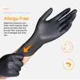 thumbnail image 2 of 100pcs Disposable Nitrile Gloves Latex-Free Powder-Free Daily Protecting Gloves Oil-Proof & Wear Resistant for Cleaning Repairing Cooking Hairdressing Tattooing, 2 of 7