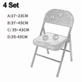 thumbnail image 2 of Pcs Foldable Chair Covers with Split Seat for Party Wedding Home -ys Xi, 2 of 4