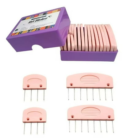 20 Pcs Knit Blocker Combs, Color Knit Blockers Combs for Blocking, Rainbow Knitting Blockers Pins for Blocking Mats Knitting Pins Kit Knitting Tools, Multi Colors