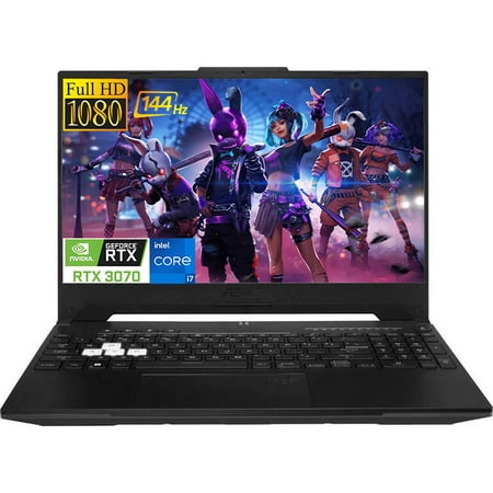 ASUS TUF Gaming Laptop, 15.6" FHD, Intel Core i7-12650H, 64GB DDR5 RAM, 2TB SSD, NVIDIA GeForce RTX 3070, Windows 11 Home