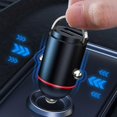 thumbnail image 2 of QB-100W Dual Ports Mini USB Car Charger Super Fast Charging Phone Charge Ad, 2 of 8