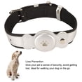 thumbnail image 3 of Adjustable Dog Collar, Waterproof Lightweight Durable, Stylish Leather Collar for Dogs Cats with Loss Prevention Feature, 3 of 7