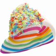 thumbnail image 4 of 5.8 Inches Squishing Cake Rainbow Jumbo Slow Rising Scented Toy, 4 of 4