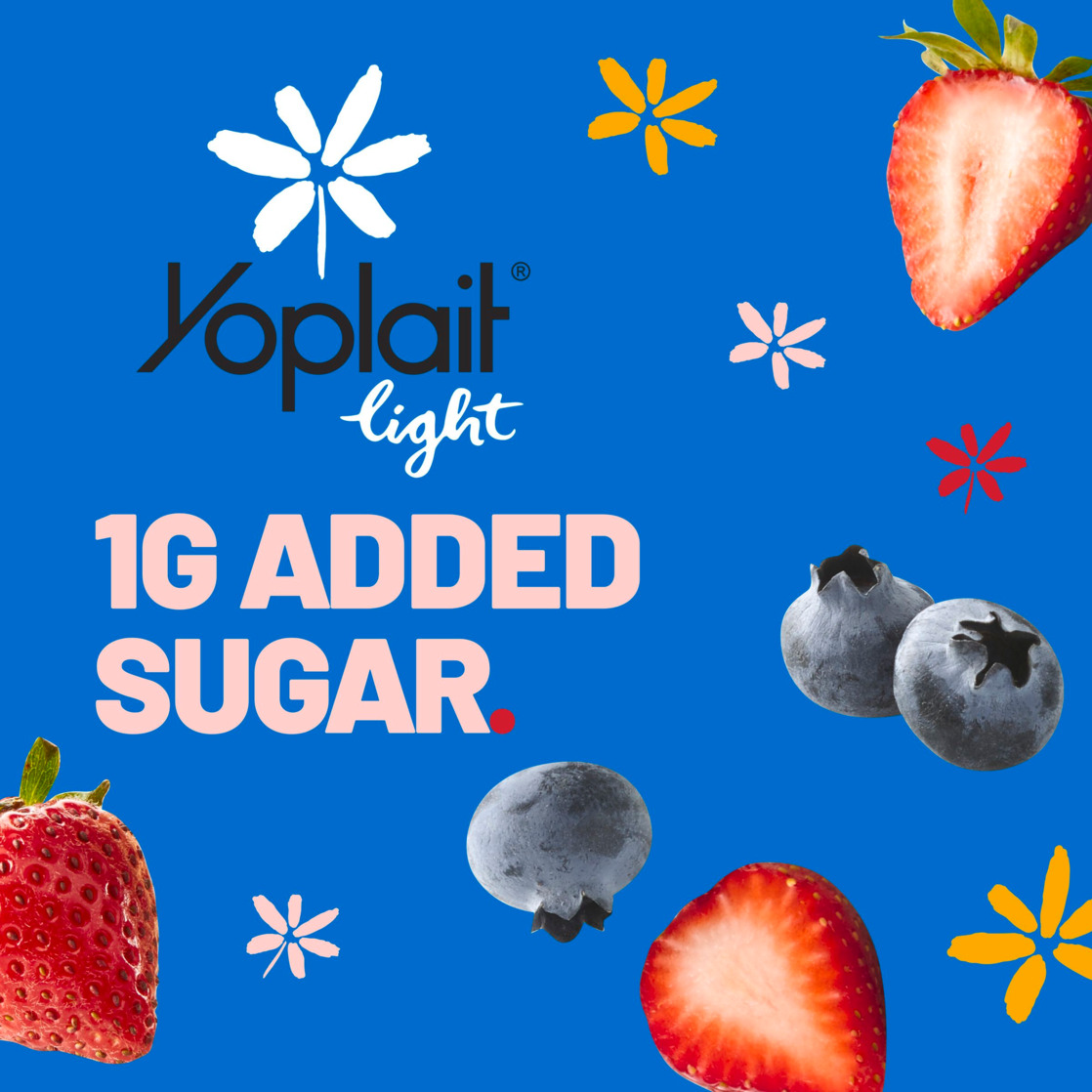 Yoplait Light Fat Free Yogurt Pack, 8 Count, 6 OZ Yogurt Cups
