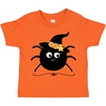 thumbnail image 3 of Inktastic Halloween Witch Spider Girls Toddler T-Shirt, 3 of 5