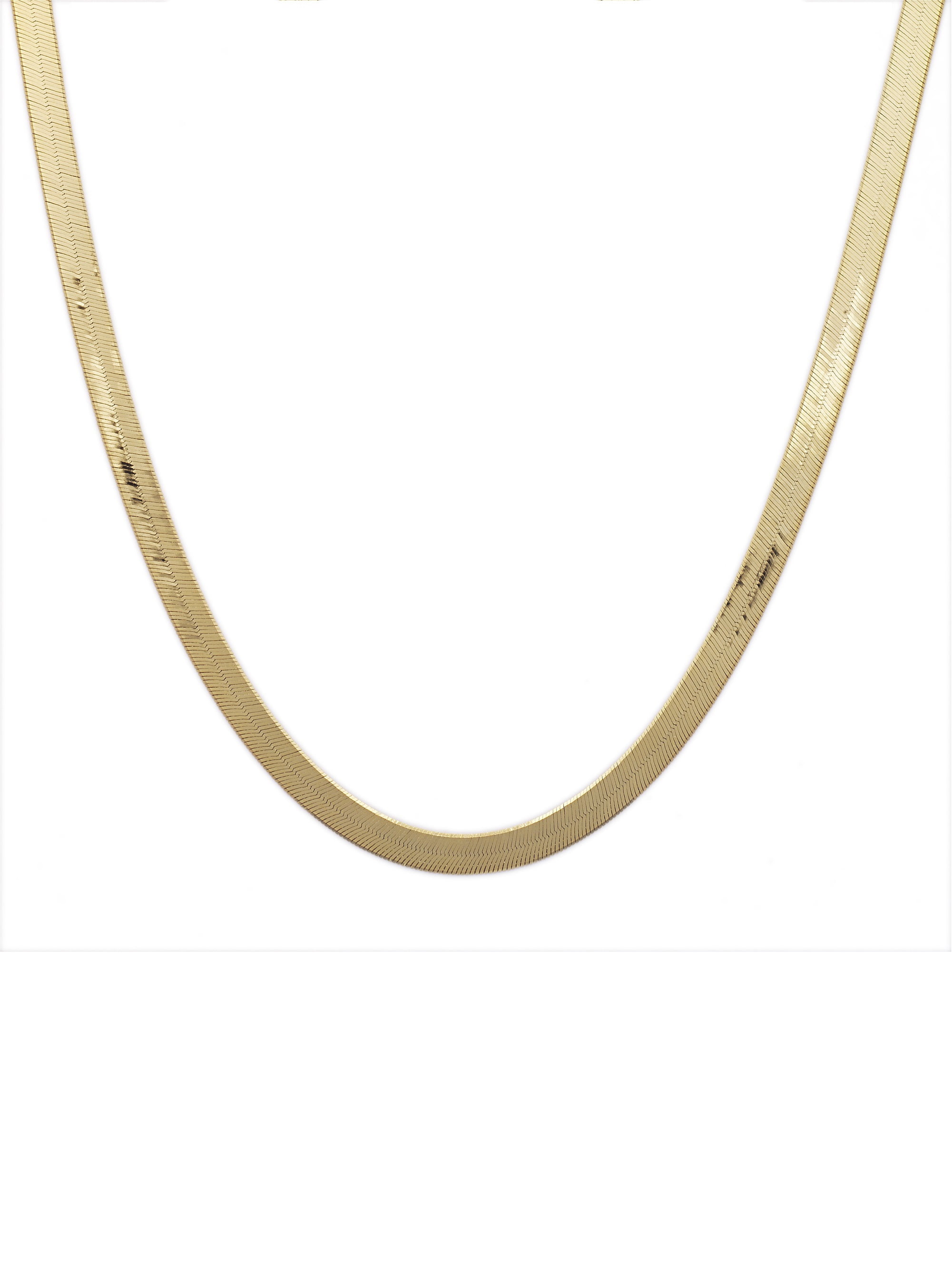 Real 10K Yellow Gold Herringbone Chain 18 Inch 10MM Necklace Ladies Men's SALE!!