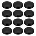 thumbnail image 1 of 12pcs Mason Jar Lids 2.76" Tinplate Leak-proof Mason Canning Covers, Black, 1 of 7