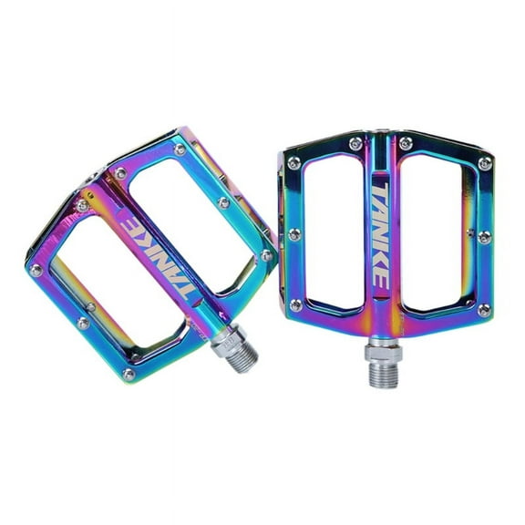 Bicycle Pedals Ultralight Aluminum Alloy Bearing Pedal MTB Mountain Bike Downhill Anti-skid Foot Pedal Bike Accessories