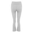 thumbnail image 5 of JJHGVB High Waisted Flare Leggings Flared Yoga Pants Flare Leggings No Front Seam Women Work Pants Womens Trendy Pants Trousers Women Womens Comfy Pants Gray XL, 5 of 9