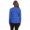 thumbnail image 4 of Women's Solid Open Front Long Sleeve Lightweight Soft Basic Sweater Cardigan, 4 of 4
