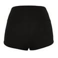 thumbnail image 4 of Tittly Shorts for Women Womens Shorts Womens High Waisted Cut Out Yoga Workout Gym Night Club Butt Lifting Booty Shorts Sweatpants Women Yoga Pants Black L, 4 of 4