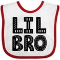 thumbnail image 3 of Inktastic Little Brother Lil Bro Boys Boys Baby Bib, 3 of 4
