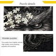 thumbnail image 2 of Black Owl Jigsaw Puzzles 500 PiecesPuzzles for Adults Family Game Intellective Toys Wall Art Work for Educational Gift Home Decor, 2 of 7