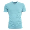 thumbnail image 3 of Ma Croix Men's Comfort Short Sleeve Cotton V Neck T-Shirts Plain Tee, 3 of 4