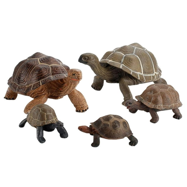 Simución de juguetes de tortuga, modelo de figuras de acción, estatua de tortuga, figurita de tortuga para estante, sa de estar, decoración del Macarena Figuras de tortugas