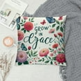 thumbnail image 2 of QZHH Christian Floral Pillow Covers, Inspirational Christian Gifts for Women Faith, Bible Verse Gifts, Christian Home Decor, Bible Verse Pillow Covers, 2 of 5