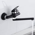thumbnail image 2 of Wall Mount Kitchen Faucet  Rotatable Single Brass Handle Faucet With 7CM Spout, 2 of 9