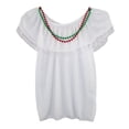 thumbnail image 1 of Disfraz Infantil Source Blusa Blanca Mexicana Talla 4 años Fiestas Patrias 2026, 1 of 4