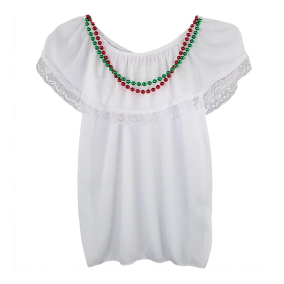 Disfraz Infantil Source Blusa Blanca Mexicana Talla 4 años Fiestas Patrias 2026