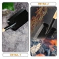 thumbnail image 3 of Raindrops 3Pcs Soil Dig Spade Black Tool for Outdoor Activities, 3 of 8