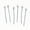 35x0.6mm, variant on 304 Stainless Steel Eye Pins Stainless Steel Color 40x0.6mm Hole: 2mm 100pcs/box