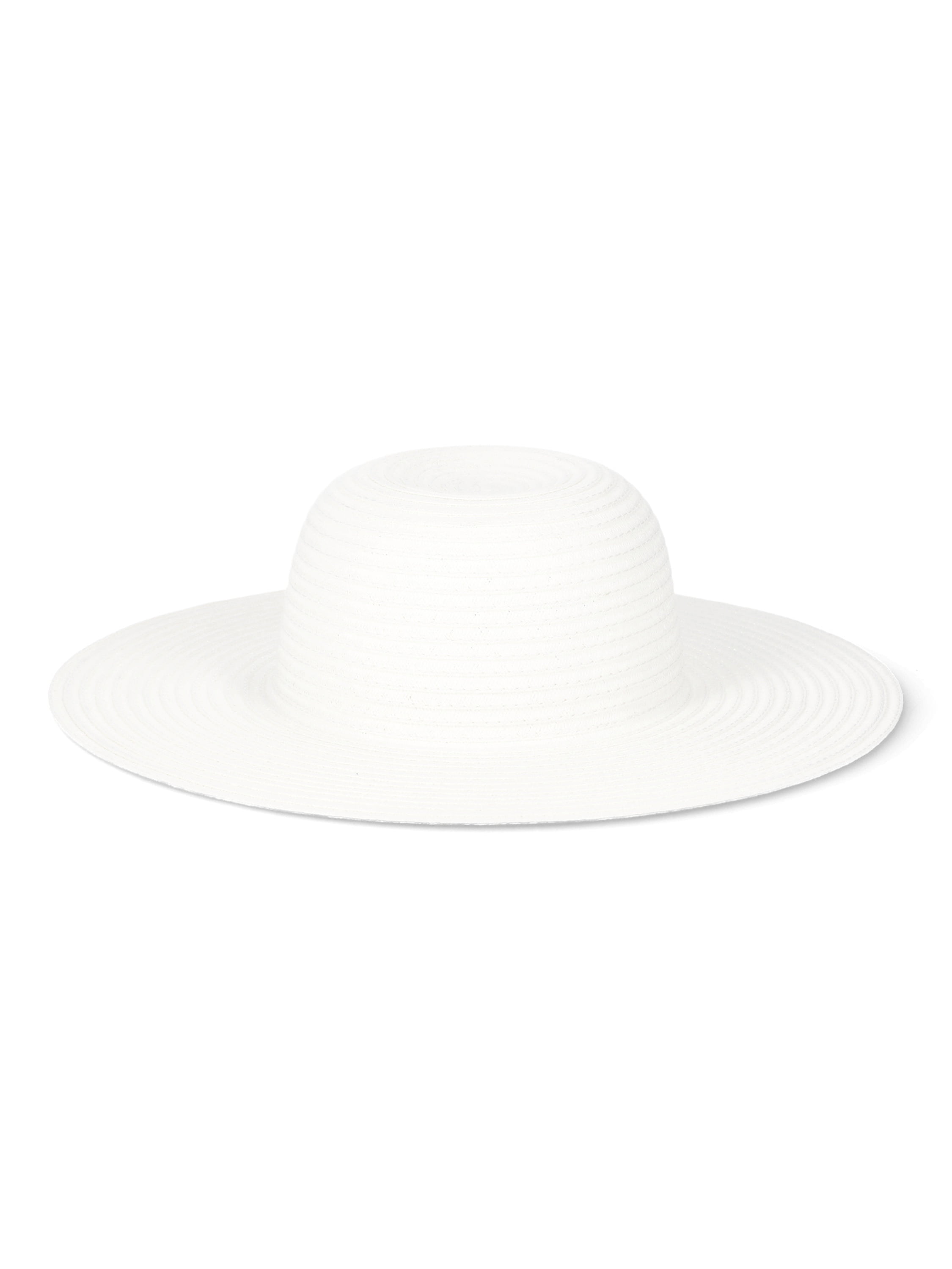 Time and Tru Women’s Floppy Hat, White, One Size Fits Most