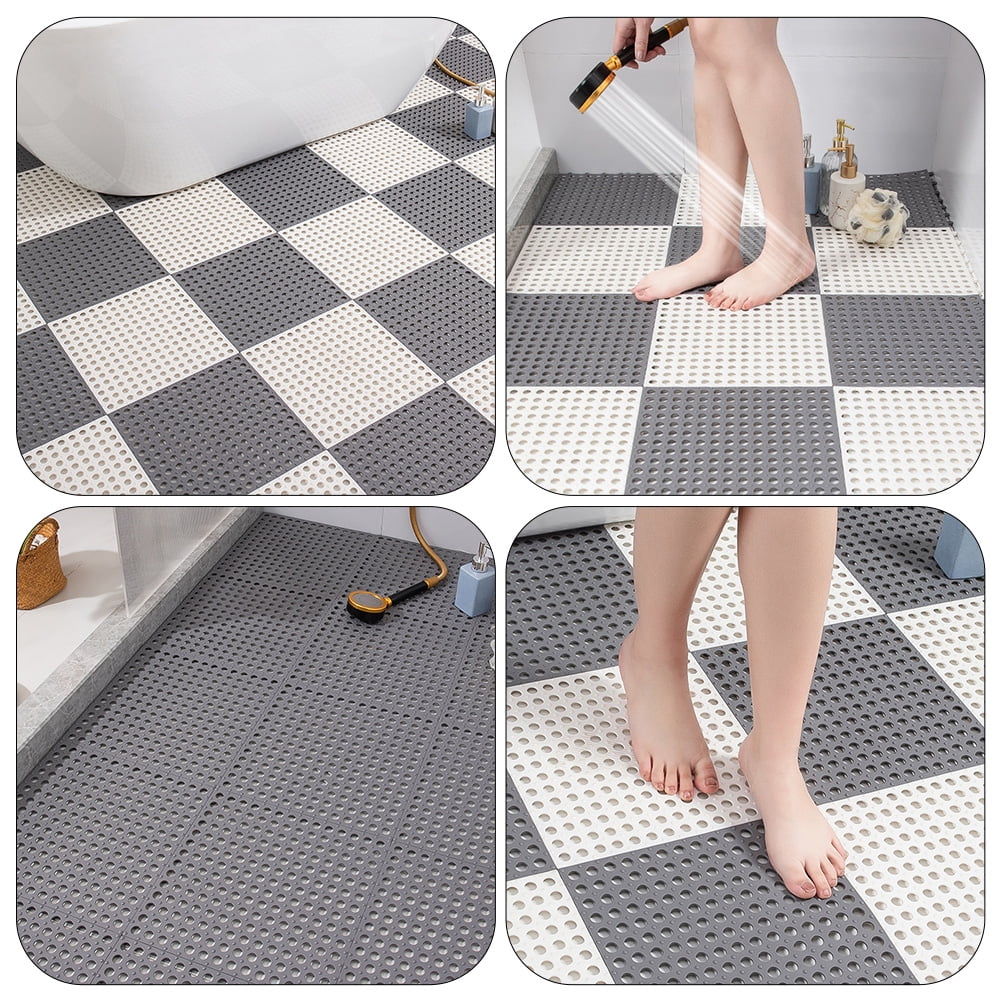 Buy Wholesale China 2022 New Bathroom Non-slip Mat Spliced Foot Mat  Bathroom Toilet Mat Waterproof Water Barrier Mat & Bath Mat at USD 0.27