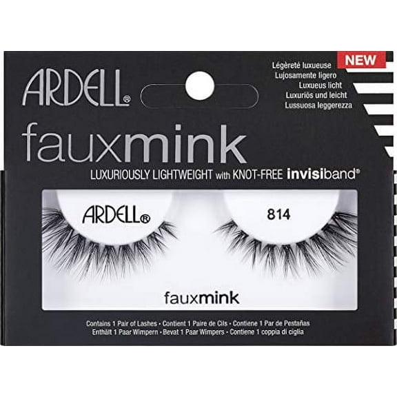 Ardell Faux Mink False Eyelashes #814, 1 Pair
