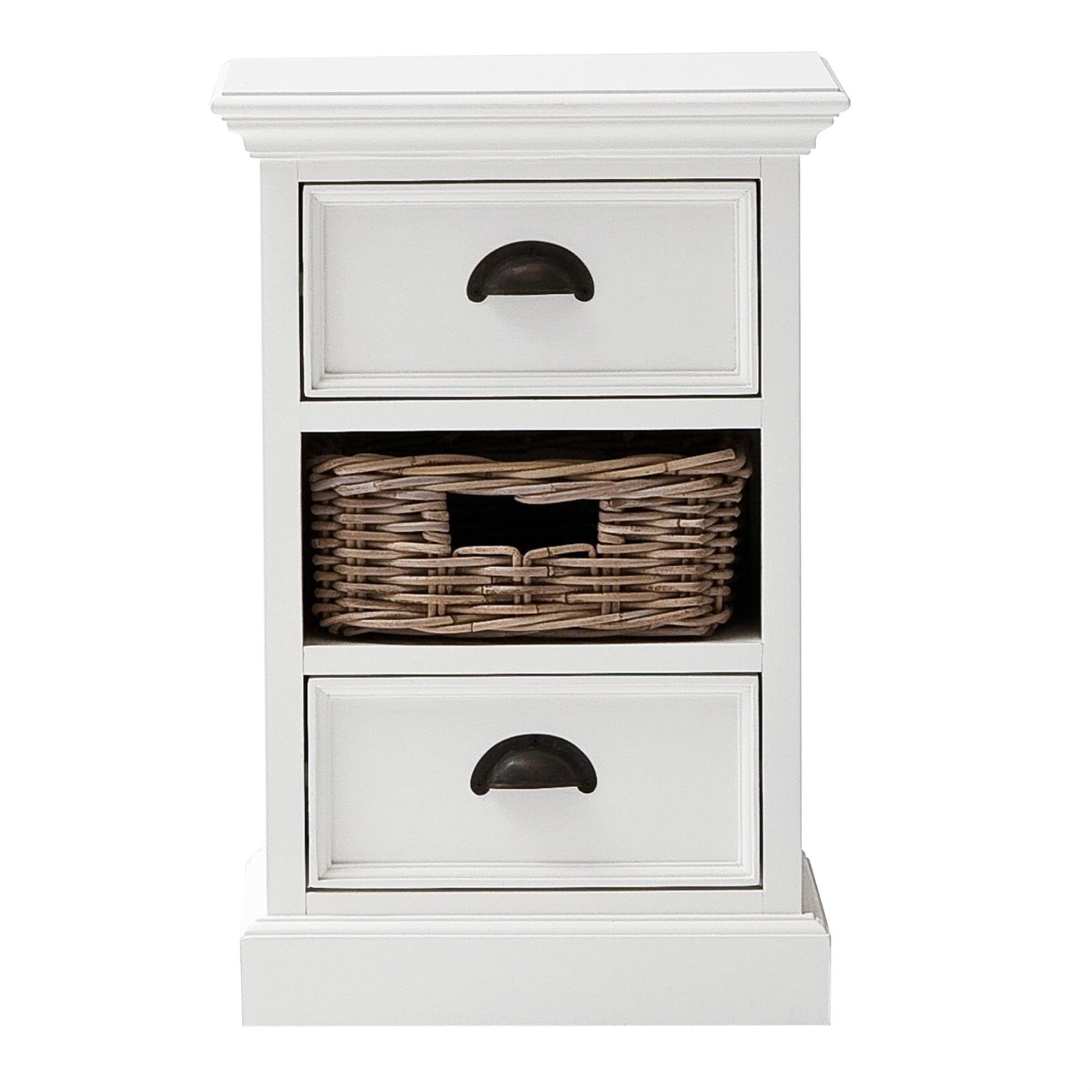 Bedside Storage Unit with Basket