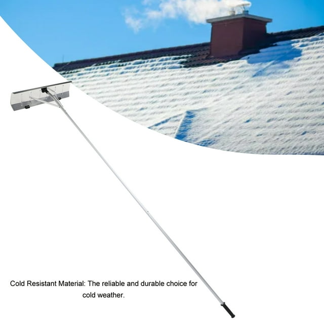 <p>Roof Shovel Snow Rake With Wheels Snow Removal Tool Telescoping Snow Roof Rake With Wheels Adjustable 20ft Extendable Handle Detachable Aluminium Versatile Snow Removal Tool For