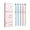 B, variant on 6 Pcs Cute Retractable Gel Pens, 0.5mm Fine Point Pastel Color Click Pens, Aesthetic Quick Dry Black Ink Pens for Journaling, Note Taking, Office, Drawing