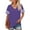 Purple, variant on Bovemsi Plus Size V Neck T Shirts Women Short Sleeve Tops Casual Summer Tshirts Loose Fit Tee, Green Women's Summer Short Sleeve T-Shirts, XL