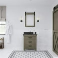 thumbnail image 2 of Water Creation Aberdeen 30"W Wood Single Bathroom Vanity in Gray/Bronze, 2 of 6
