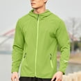 thumbnail image 2 of Xzbqbs Mens Track Jacket UPF 50+ Sun Protection Breathable Coat Quick Dry Lightweight Solid Color Outdoor Running Fishing Jacket, 2 of 6