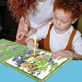 thumbnail image 3 of Reusable Water Doodle Book for Kids, Magic Drawing Graffiti Pad with Refillable Pen, Travel Educational Activity Toy, 3 of 8
