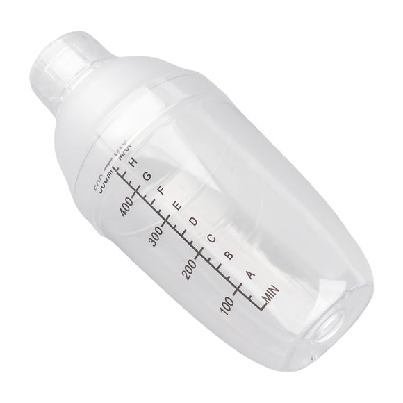 COCTELERA, Resina de PC de Grado Alimenticio, Escala Transparente, Barra Casera, Transparente, 350 ml-1000 ml Adecuada para Bar Tienda