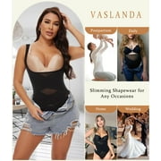 Vaslanda Body Shaper for Women Tummy Control Shapewear Bodysuit Seamless Faja Colombian Butt Lifter Waist Trainer Girdles